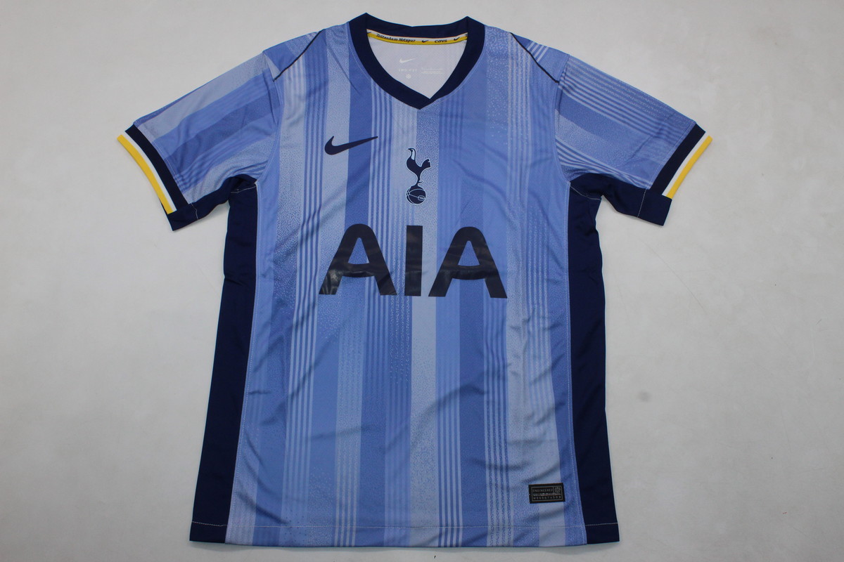 AAA Quality Tottenham 24/25 Away Blue Soccer Jersey(Player)